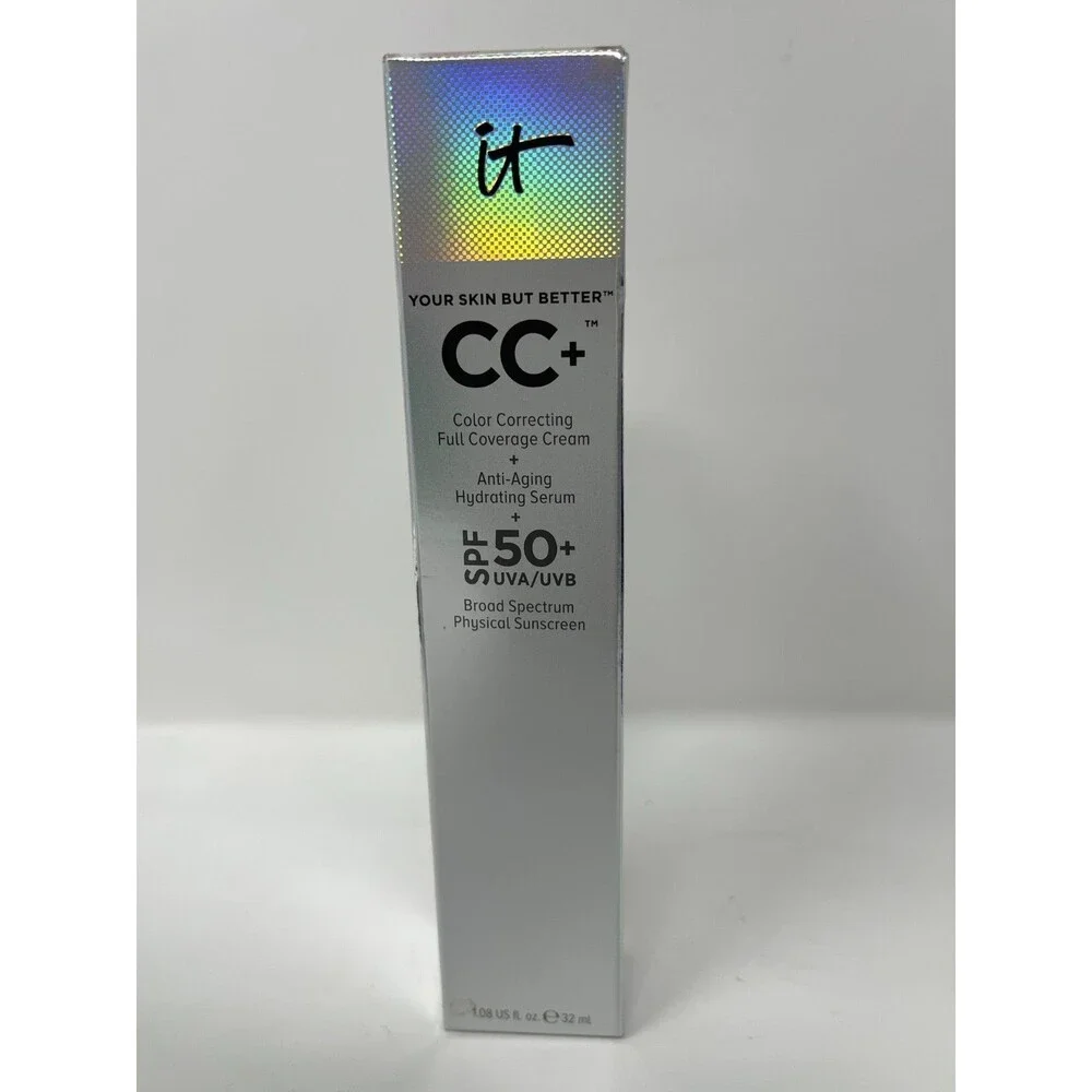 IT Cosmetics CC+ SPF50 Color Correcting Foundation Your Skin Better LIGHT 1.08oz